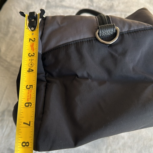 🎯NWT Ted Baker London Plier Nylon Holdall Duffle Bag Black Gray - Picture 16 of 16